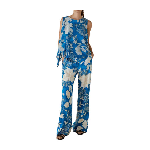 Emme Marella Pantaloni Pantalone Donna morbido a palazzo Ottanio P24-EMME MARELLADISTANT-004-40 - Francavilla Moda